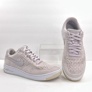 Nike Air Force 1 Ultra Flyknit Low Shoes Mens 8.5 Light Violet Knit Sneakers
